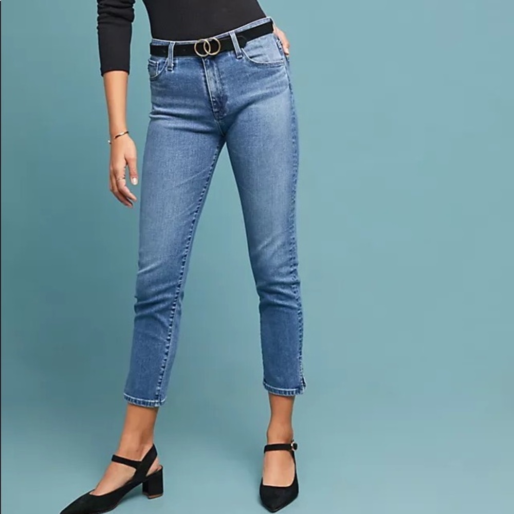 AG Adriano Goldschmied The Stevie High-Rise Skinny Ankle Jeans